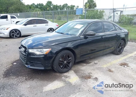 2013 Audi A6 Premium Plus z USA, uszkodzony, nr VIN WAUGFAFC4DN058638